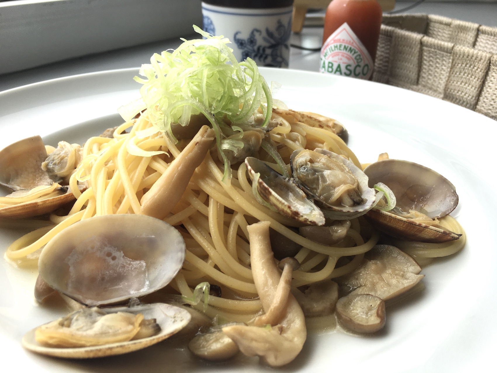 あさりの和風パスタ